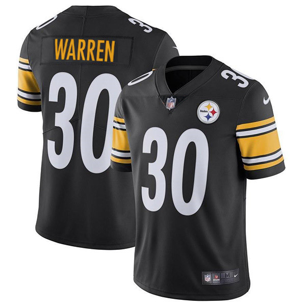 Men's Pittsburgh Steelers #30 Jaylen Warren Black Vapor Untouchable Limited Stitched Jersey